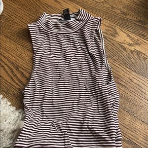 turtle neck halter top